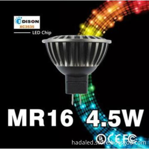 4.5w LED Spotlight 3 years warranty Edision chip ultra-brightness